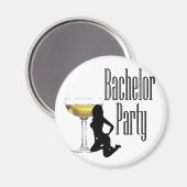 Aimant Dernier Fling fun bachelor party (Recto/Verso)