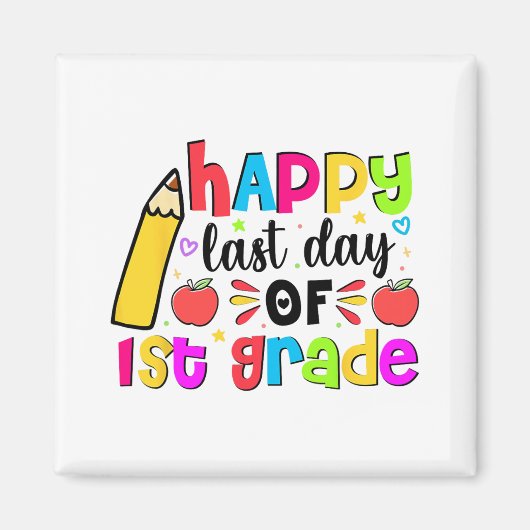 Aimant Dernière journée de la 1ère année d'études collégi (Devant)