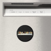 Aimant Dernière Supper da Vinci Jesus Fractal Peinture (In Situ (Lave-vaisselle))