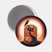 Aimant Derpy Halloween Chat par Tombstone (Recto/Verso)