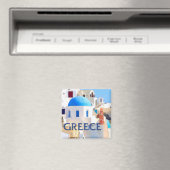 Aimant Des bâtiments blancs aveuglants en Grèce (In Situ (Lave-vaisselle))