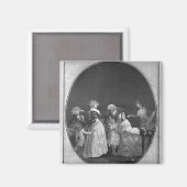 Aimant Des bouquets de fleurs ou célébrant grand-mère (Recto/Verso)