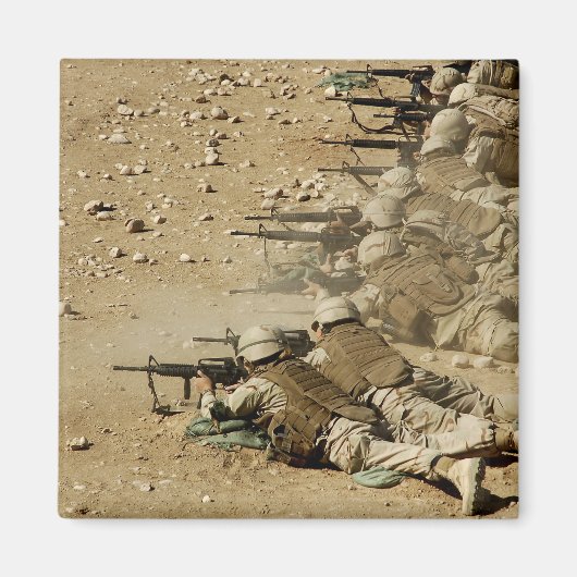 Aimant Des carabines M-4 et M-16A2 de la marine américain (Devant)