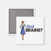 Aimant Des cerveaux (Recto/Verso)