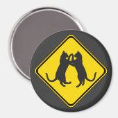 Aimant Des chats dansants devant vous ! (Recto/Verso)