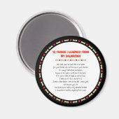 Aimant Des Choses Drôle Que J'Ai Apprises De Ma Dalmatien (Recto/Verso)