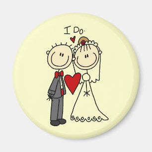 Aimant Des couples de mariage je fais le T-shirts et les