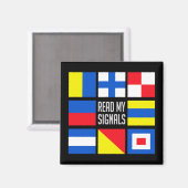 Aimant des drapeaux maritimes (Recto/Verso)