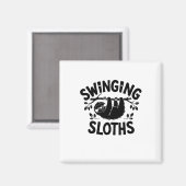 Aimant Des Fentes À Balancer S'Accrochent Là Sticker (Recto/Verso)