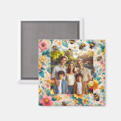 Aimant Des fleurs effervescentes (Recto/Verso)