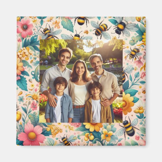 Aimant Des fleurs effervescentes (Devant)