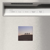 Aimant Des gens à dos de chameau, Maroc (In Situ (Lave-vaisselle))