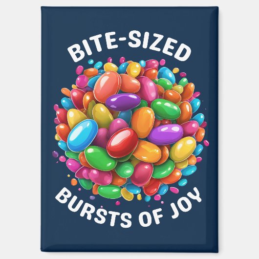 Aimant Des grandes bouchées de joie (Recto)