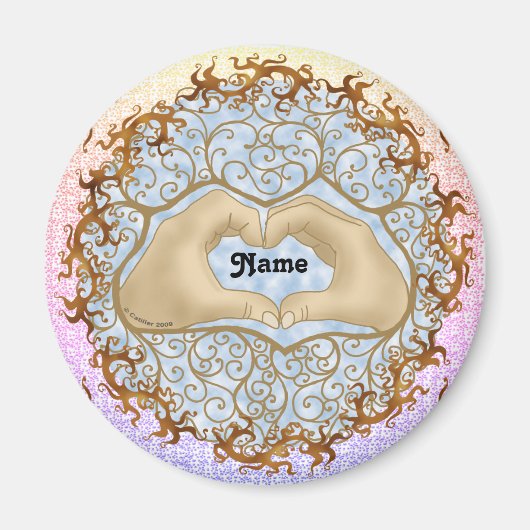 Aimant des mains cardiaques (Devant)