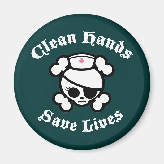 Aimant Des mains propres sauvent des vies (Devant)
