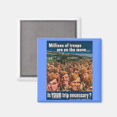 Aimant Des millions de soldats sont en mouvement (Recto/Verso)