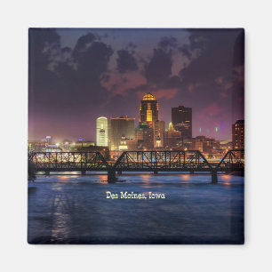 Aimant Des Moines, Iowa, paysage urbain