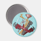 aimant des outils de plomberie (Recto/Verso)