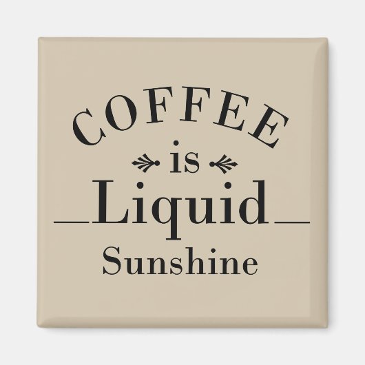 Aimant des paroles drôles pour le café (Devant)