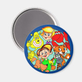 Aimant Des personnages de bande dessinée amusants (Recto/Verso)