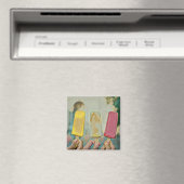 Aimant Des popsicles de crème glacée colorée (In Situ (Lave-vaisselle))