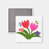 Aimant des tulipes (Recto/Verso)