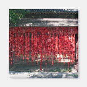 Aimant Des voeux dans un temple de confucius - Yunnan, Ch