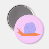 Aimant d'escargot pourpre et orange (Recto/Verso)