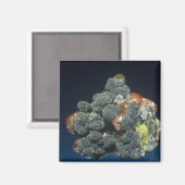 Aimant Descloizite sur Calcite (Recto/Verso)