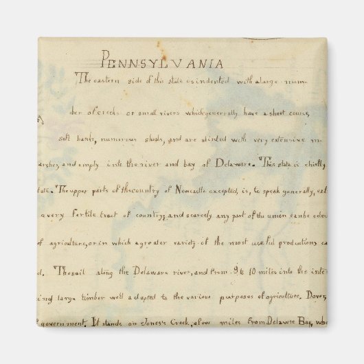 Aimant Description du Delaware (Devant)