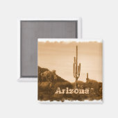 Aimant Désert à sépia, Arizona (Recto/Verso)