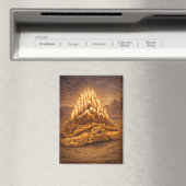 Aimant Desert king tortoise birthday cake mountain (In Situ (Lave-vaisselle))