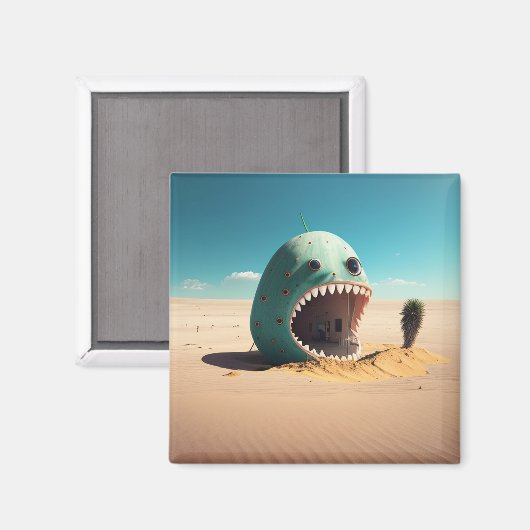 Aimant Desert Monstre (Recto/Verso)