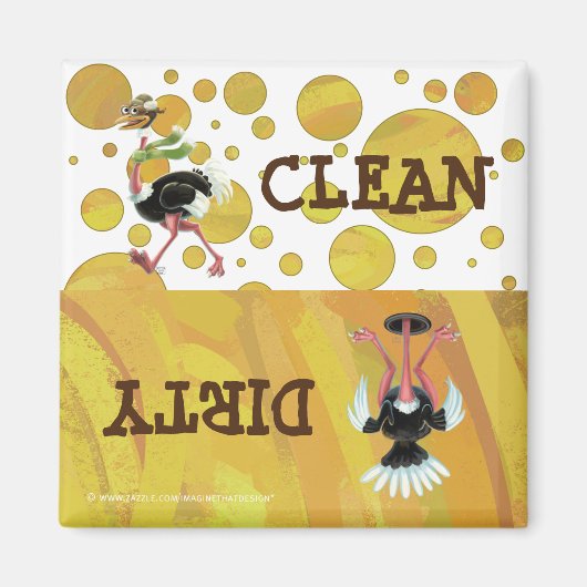 Aimant Desert Ostrich Runner (Devant)