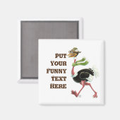 Aimant Desert Ostrich Runner (Recto/Verso)