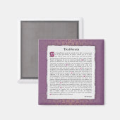 Aimant Desiderata - Choses désirées - poème (Recto/Verso)