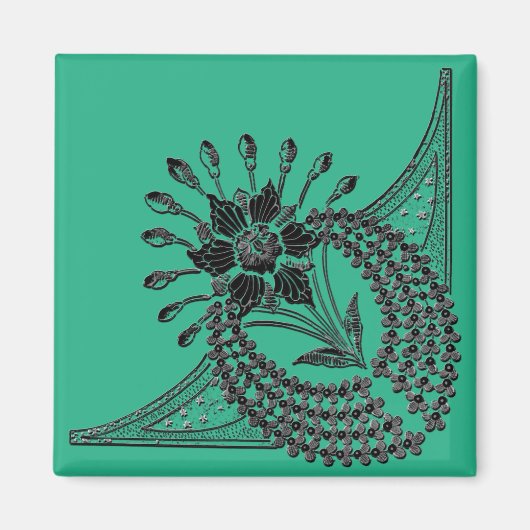 Aimant design Art Nouveau (Devant)