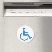 Aimant Design bleu Handicap ! (In Situ (Lave-vaisselle))
