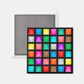 Aimant Design coloré (Recto/Verso)