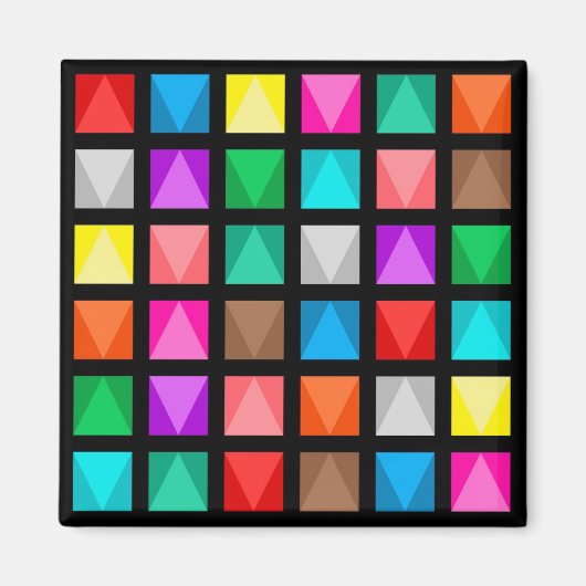 Aimant Design coloré (Devant)