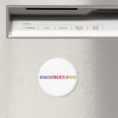 Aimant Design Cool de triathlon (In Situ (Lave-vaisselle))