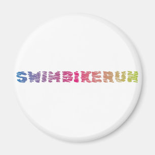 Aimant Design Cool de triathlon