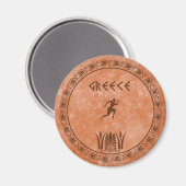 Aimant design cyrcle grec (Recto/Verso)