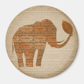 Aimant Design d'art tribal des éléphants (Devant)