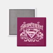 Aimant Design de crête Supergirl (Recto/Verso)