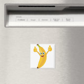 Aimant Design de dessin de banane (In Situ (Lave-vaisselle))
