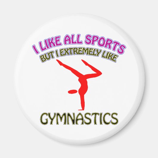 Aimant Design de gymnastique (Devant)