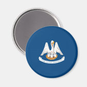 Aimant Design de Louisiana State Flag (Recto/Verso)
