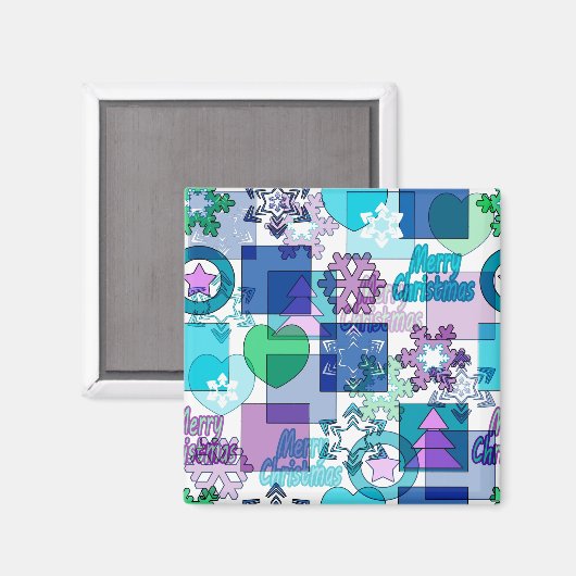 Aimant Design de Noël (Recto/Verso)