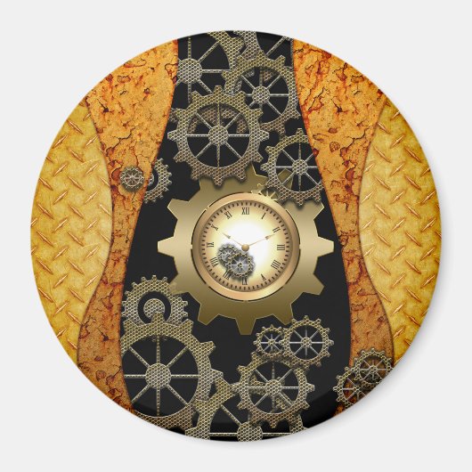 Aimant Design de steampunk génial (Devant)